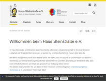 Tablet Screenshot of haus-steinstrasse.de